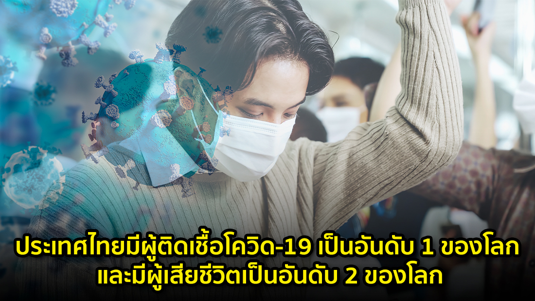 ข่าวปลอม อย่าแชร์! ประเทศไทยมีผู้ติดเชื้อโควิด-19 เป็นอันดับ 1 ของโลก และมีผู้เสียชีวิตเป็นอันดับ 2 ของโลก