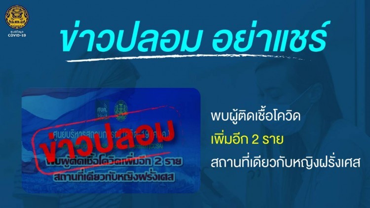 ศบค.แจงข่าวปลอม 